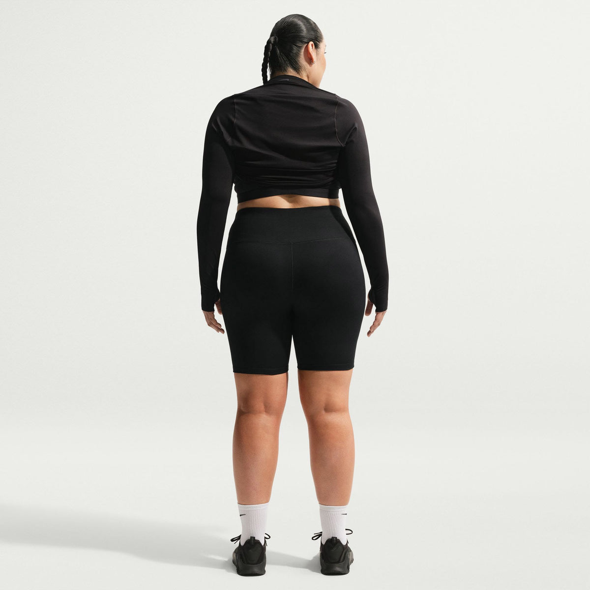 Nike Dri Fit One High Rise 8in Kadın Yeşil Tayt
