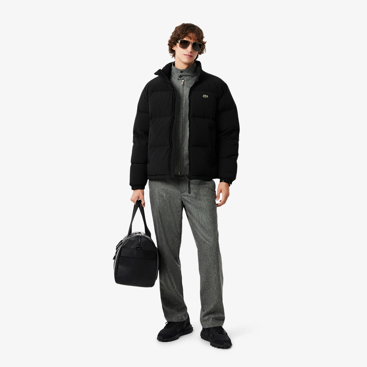Lacoste Erkek Siyah Kaz Tüyü Mont