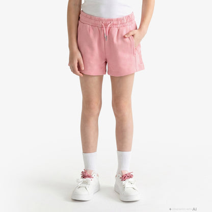 Calvin Klein French Terry Çocuk Pembe Şort