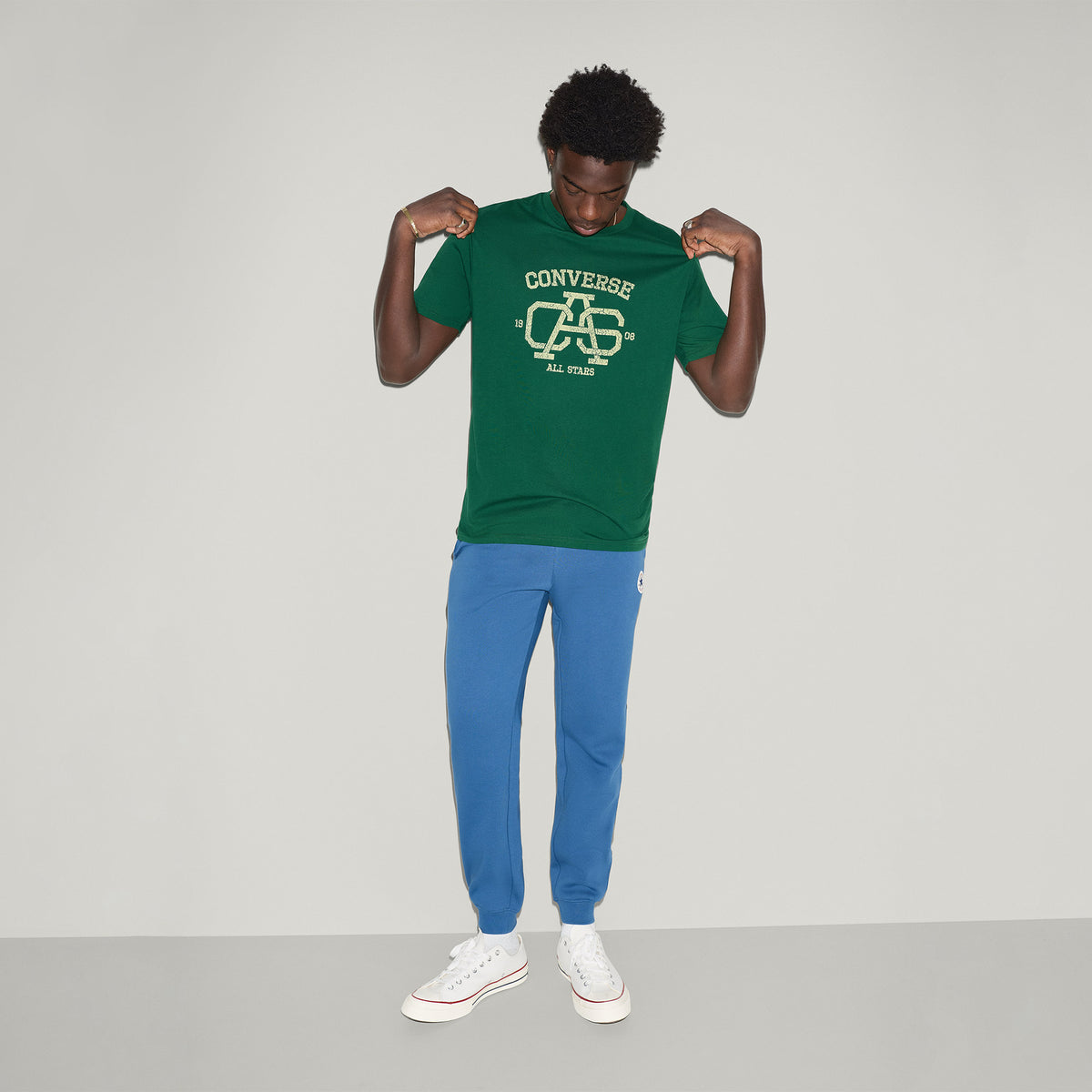 Converse Varsity Erkek Yeşil T-shirt