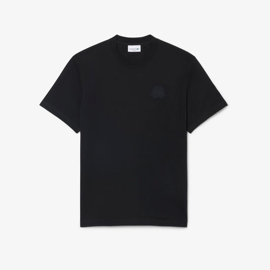 Lacoste Erkek Classic Fit Bisiklet Yaka Siyah T-shirt