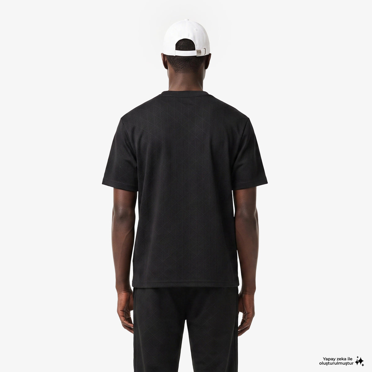 Lacoste Relaxed Fit Erkek Siyah T-shirt