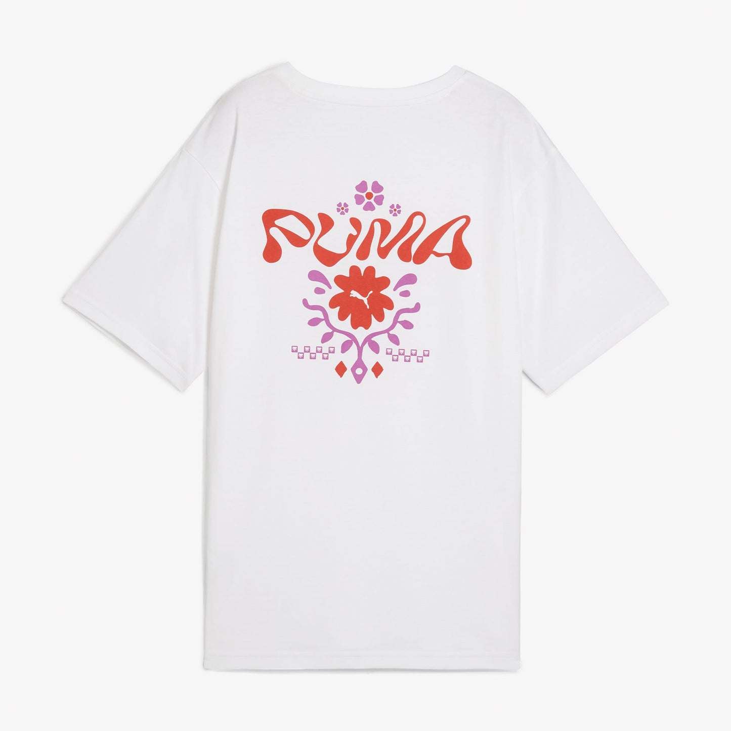 Puma Wardrobe Ess Graphic Kadın Beyaz T-shirt