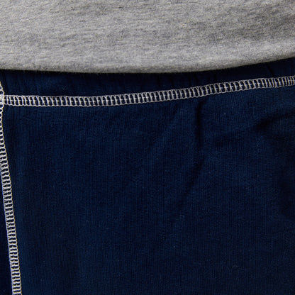 Tommy Jeans Topstitch Badge Kadın Mavi Eşofman Alti
