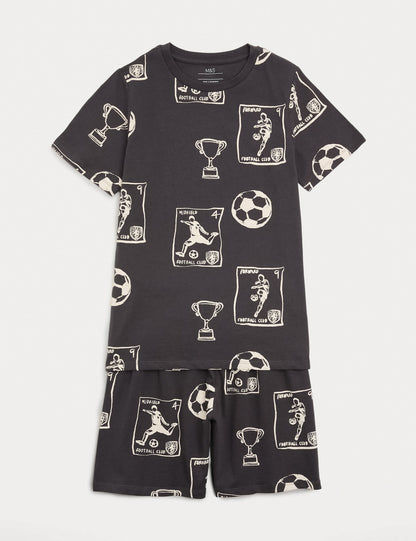 Saf Pamuklu Pijama Takımı