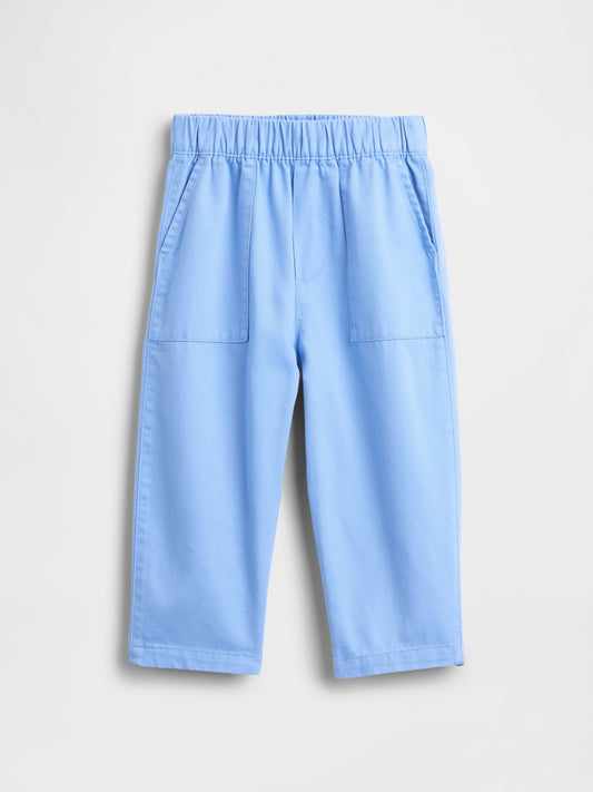 Açık Mavi Ultrasoft Pull-on Barrel Pantolon
