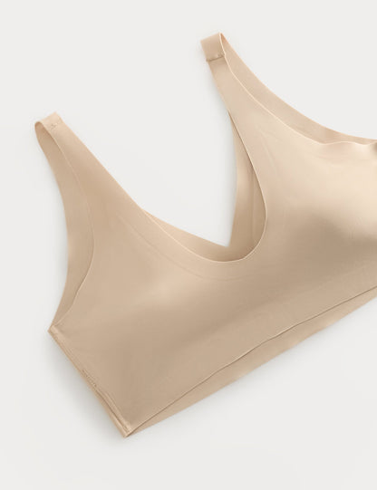 Body Invisibles Desteksiz V Yaka Crop Top