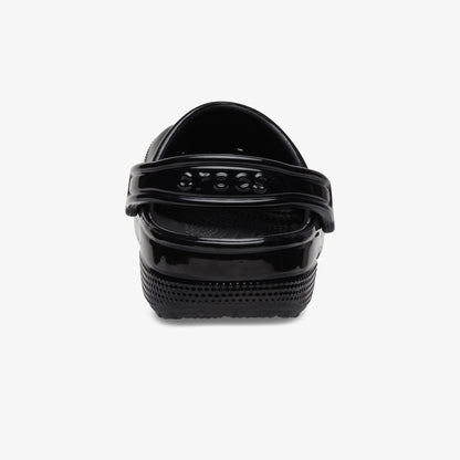 Crocs Classic High Shine Kadın Siyah Terlik