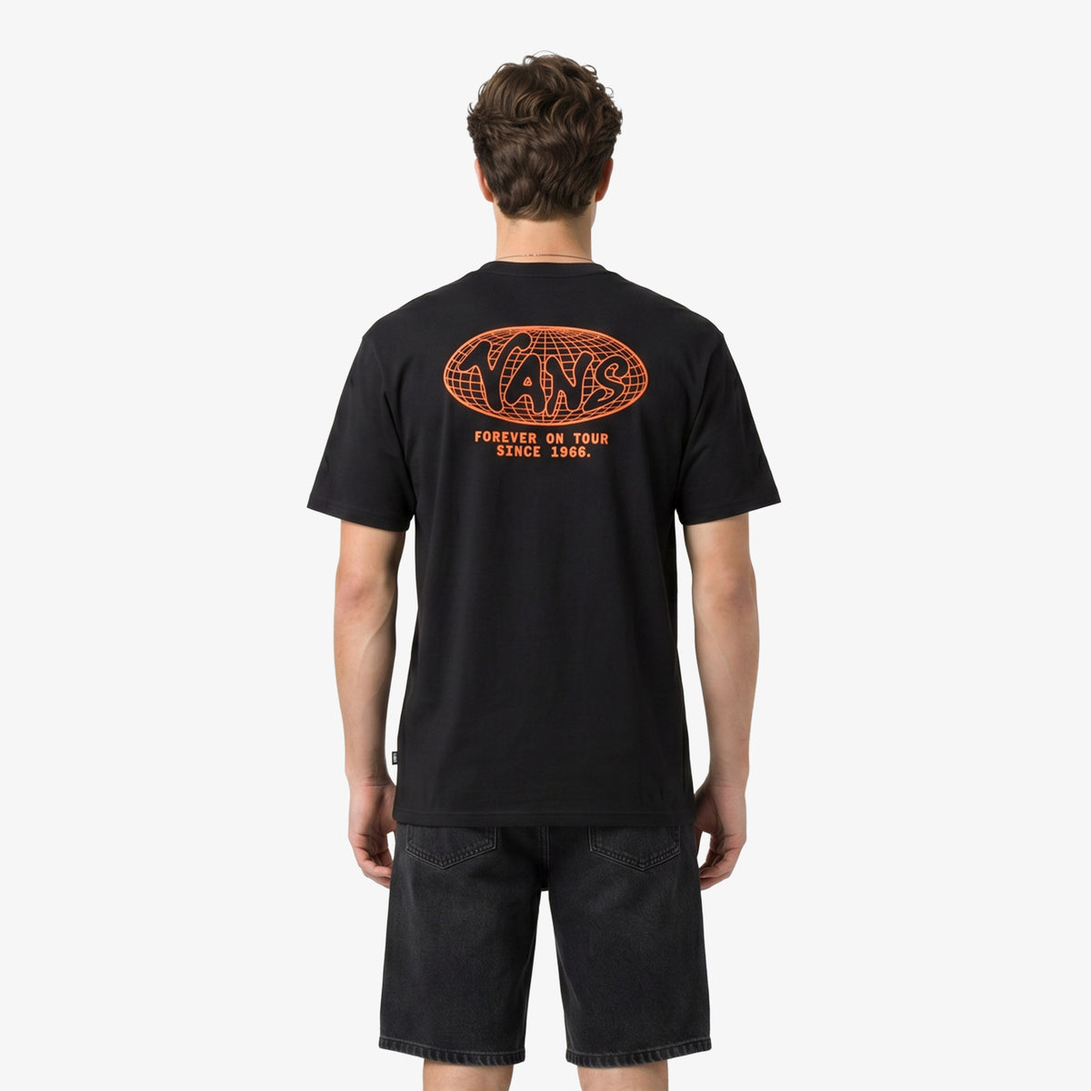 Vans World Tour Loose Erkek Siyah T-shirt