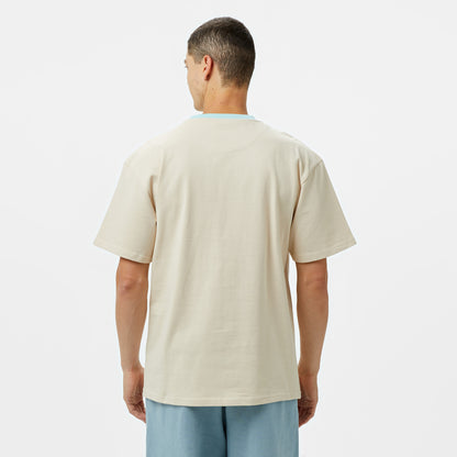 Karl Kani Og Eagle Print Erkek Krem T-shirt