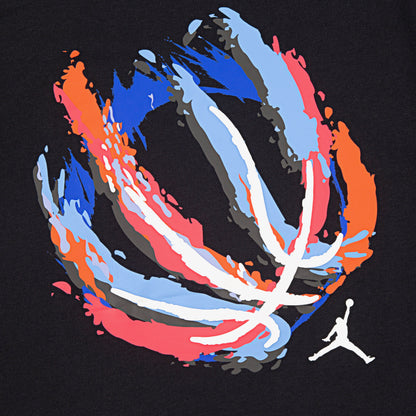 Jordan Basketball Fire Çocuk Siyah T-shirt
