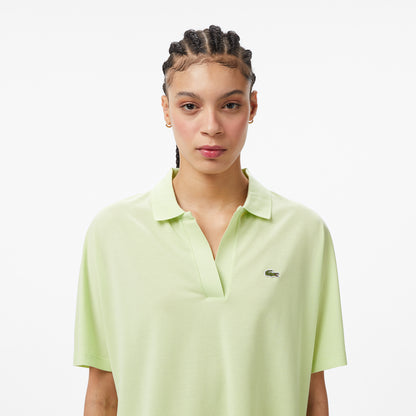 Lacoste Kadın Relaxed Fit Sarı Polo
