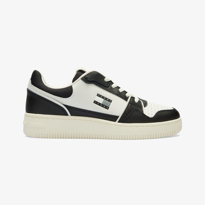 Tommy Hilfiger Retro Basket Erkek Siyah Spor Ayakkabı