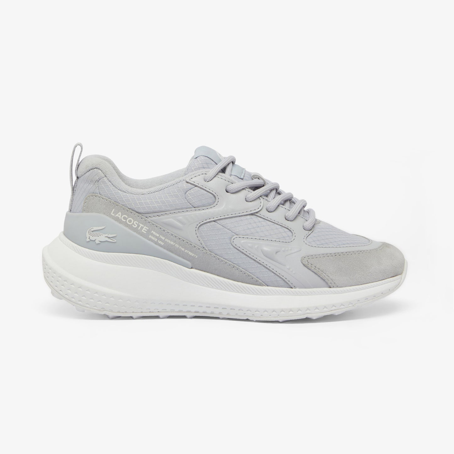 Lacoste L003 Evo Kadın Gri/beyaz Sneaker