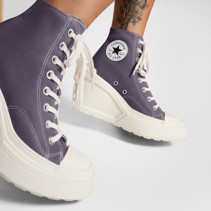 Converse Chuck 70 De Luxe Wedge Unisex Mor Platform Sneaker