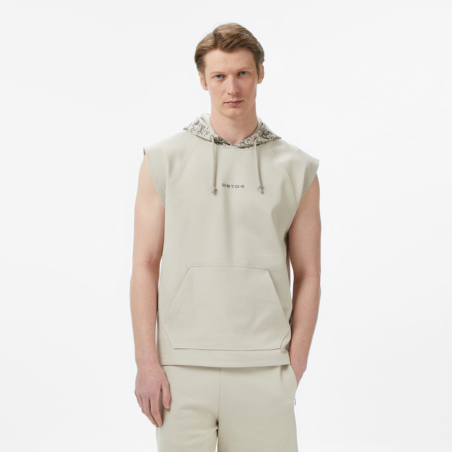 United4 Comfort Fit Erkek Krem Sweatshirt