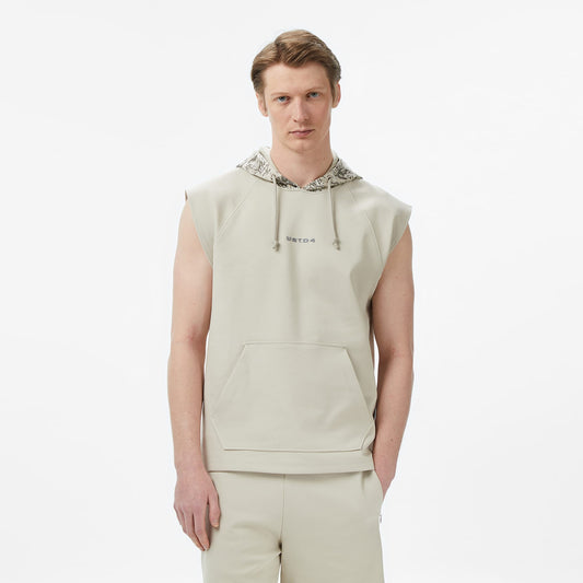 United4 Comfort Fit Erkek Krem Sweatshirt