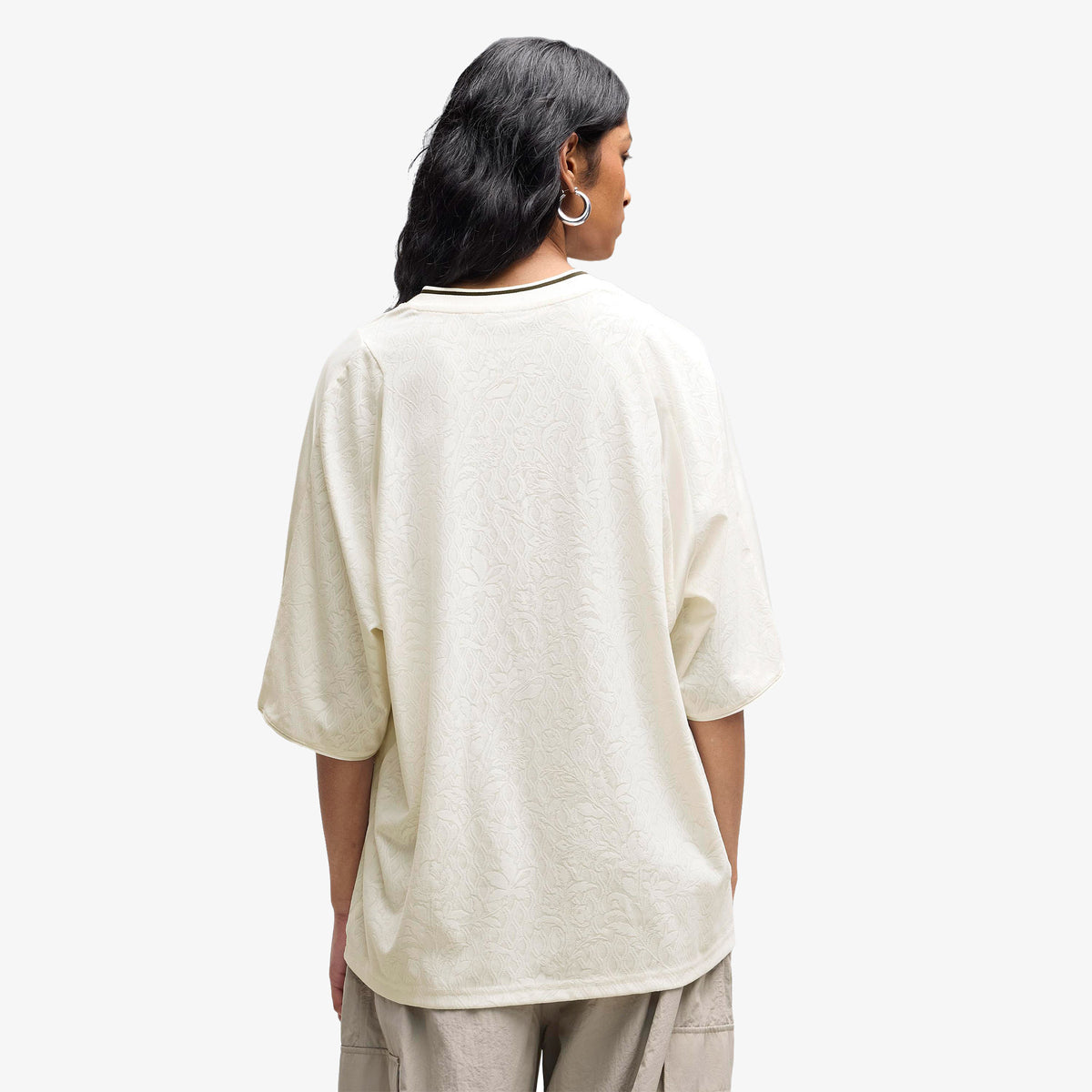 Puma Lace Pack Oversized Jersey Kadın Beyaz T-shirt