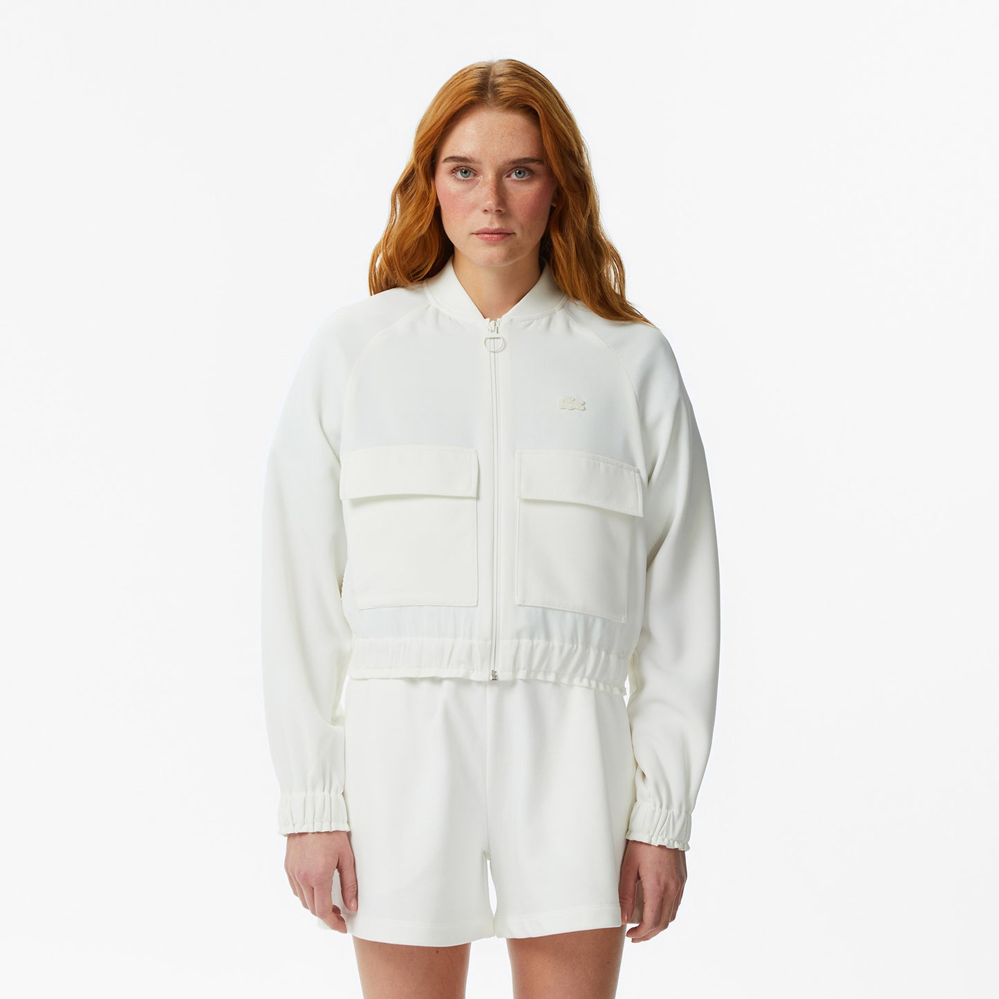Lacoste Kadın Regular Fit Krem Gömlek