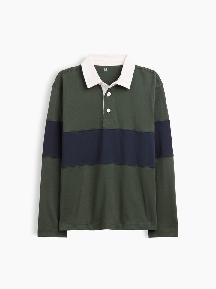 Lacivert Rugby Polo T-shirt