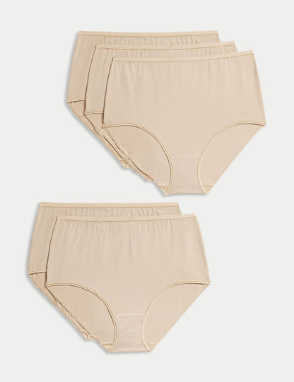 5'li Dikişsiz Full Brief Külot Seti