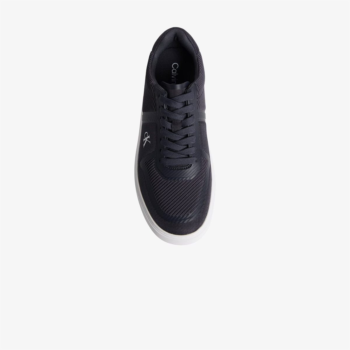 Calvin Klein Classic Cups Laceup Knit Erkek Siyah Sneaker