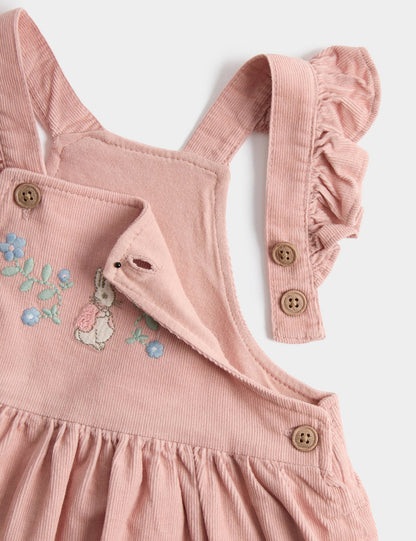 Peter Rabbit™ Pamuklu Bebek Elbise Ve Külotlu Çorap Takımı