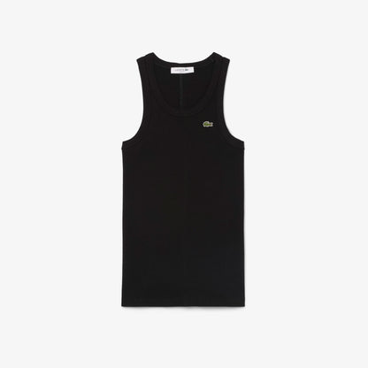 Lacoste Slim Fit Kadın Siyah T-shirt