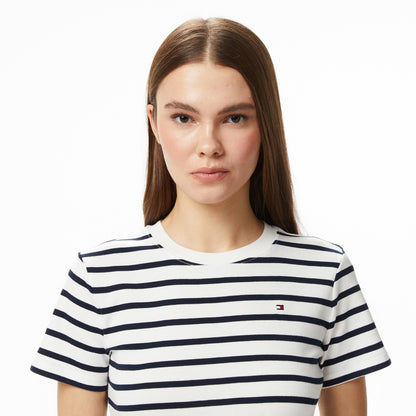 Tommy Hilfiger Cody Kadın Beyaz T-shirt