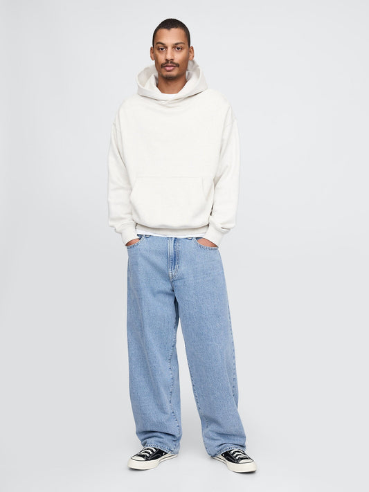 Açık Mavi Extra Baggy Jean Pantolon