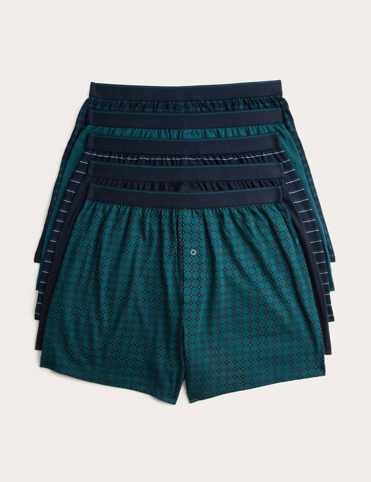 5’li Saf Pamuk Cool & Fresh:trade_mark: Jersey Boxer