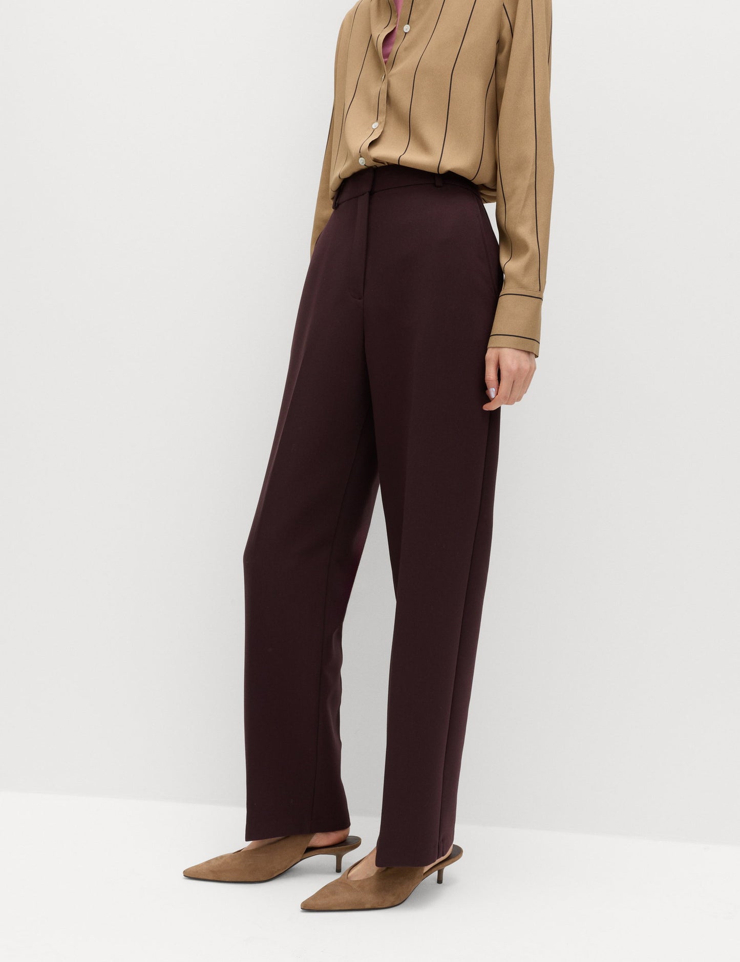 Tailored Straight Leg Pantolon