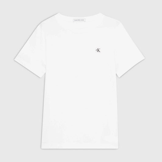 Calvin Klein Jeans Square Badge Çocuk Beyaz T-shirt