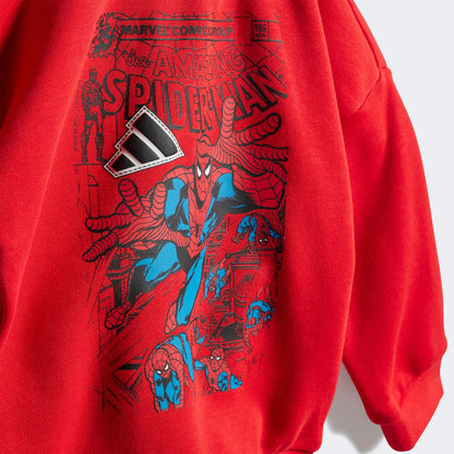 Adidas Marvel Spiderman Bebek Kırmızı Eşofman Takımı