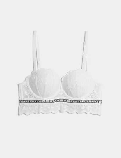 Dantelli Bralet Ve 2'li Külot Seti