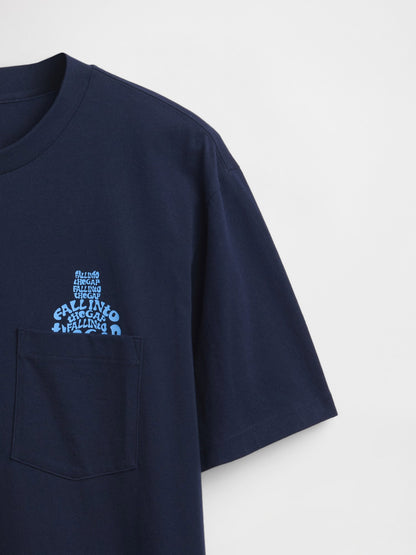 Lacivert Everyday Soft Relaxed Brannan Bear Cepli T-shirt