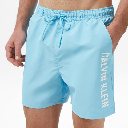 Calvin Klein Medium Drawstring Erkek Mavi Deniz Şortu