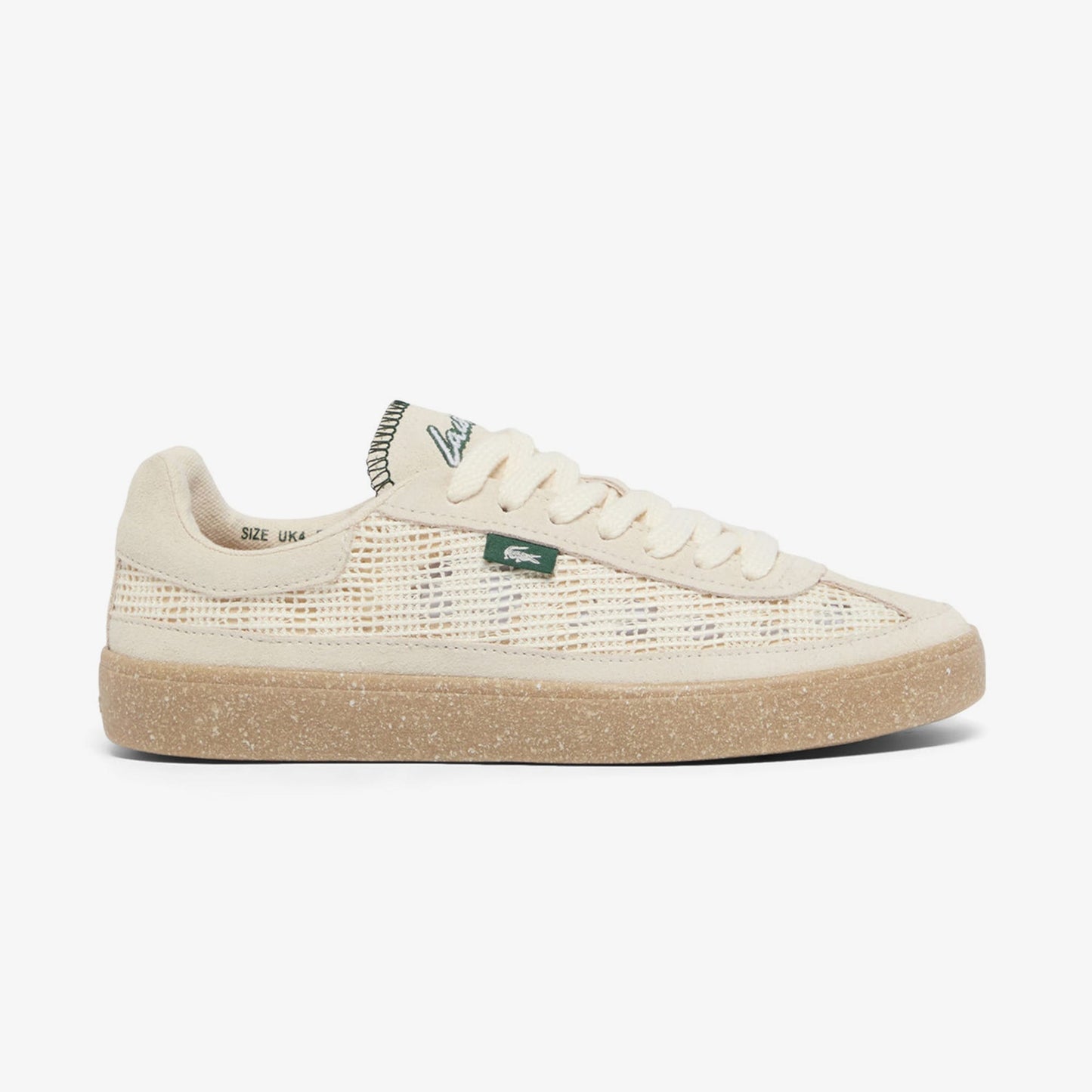 Lacoste Baseshot Lite Kadın Krem Spor Ayakkabı