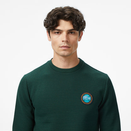 Lacoste Erkek Uzun Kollu Bisiklet Yaka Yeşil T-shirt