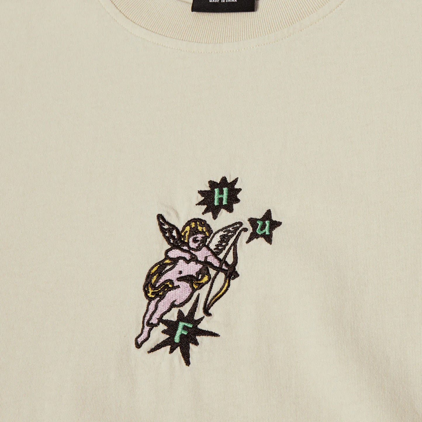 Huf Cupid Washed Erkek Bej T-shirt