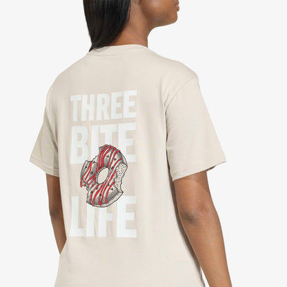 Adidas Food Graphic Kadın Bej T-shirt