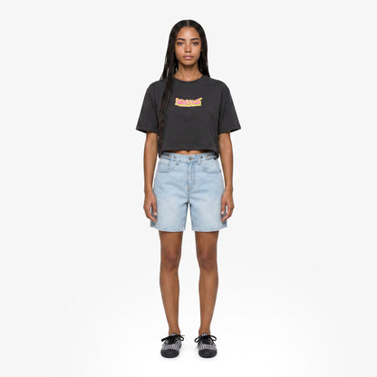 Vans Y2k Boho Relax Crop Kadın Siyah T-shirt