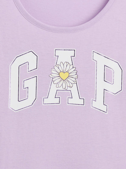 Lila Gap Logo Elbise