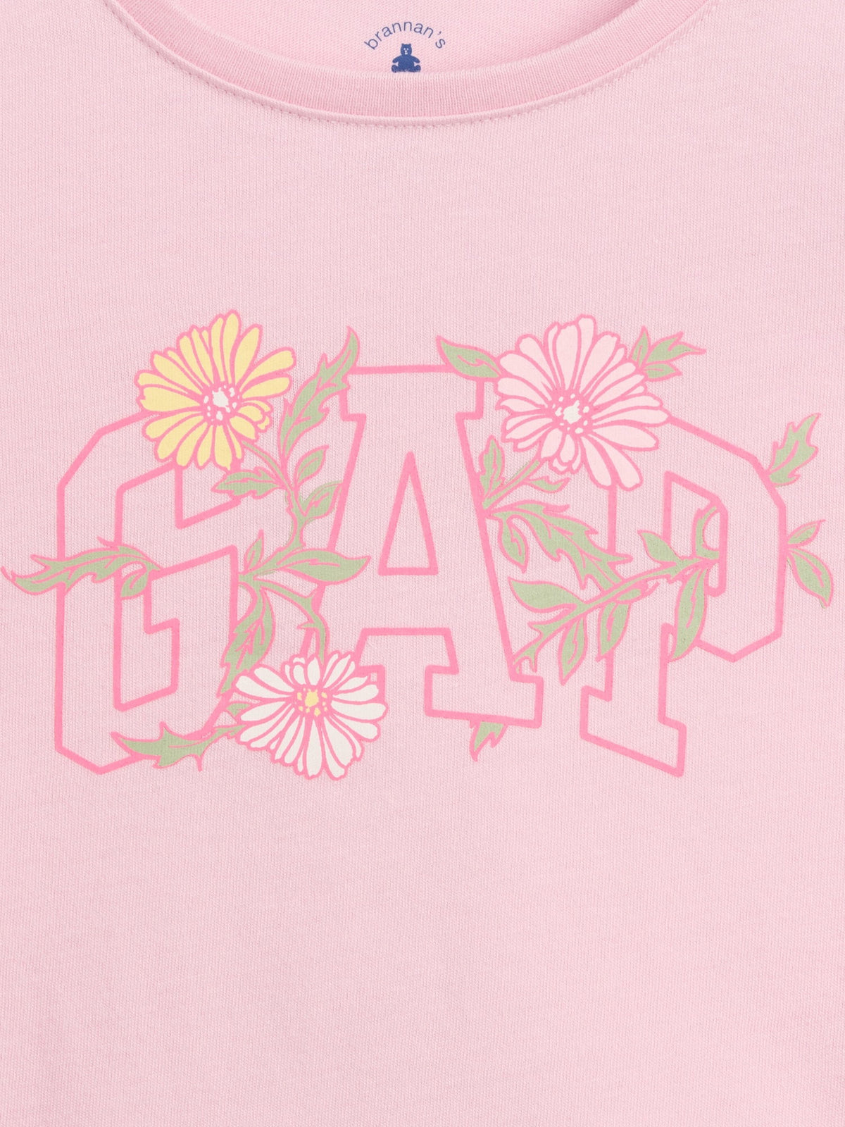 Pembe Grafik Baskılı T-shirt