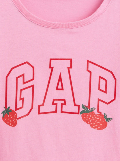 Açık Pembe Babygap Logo T-shirt
