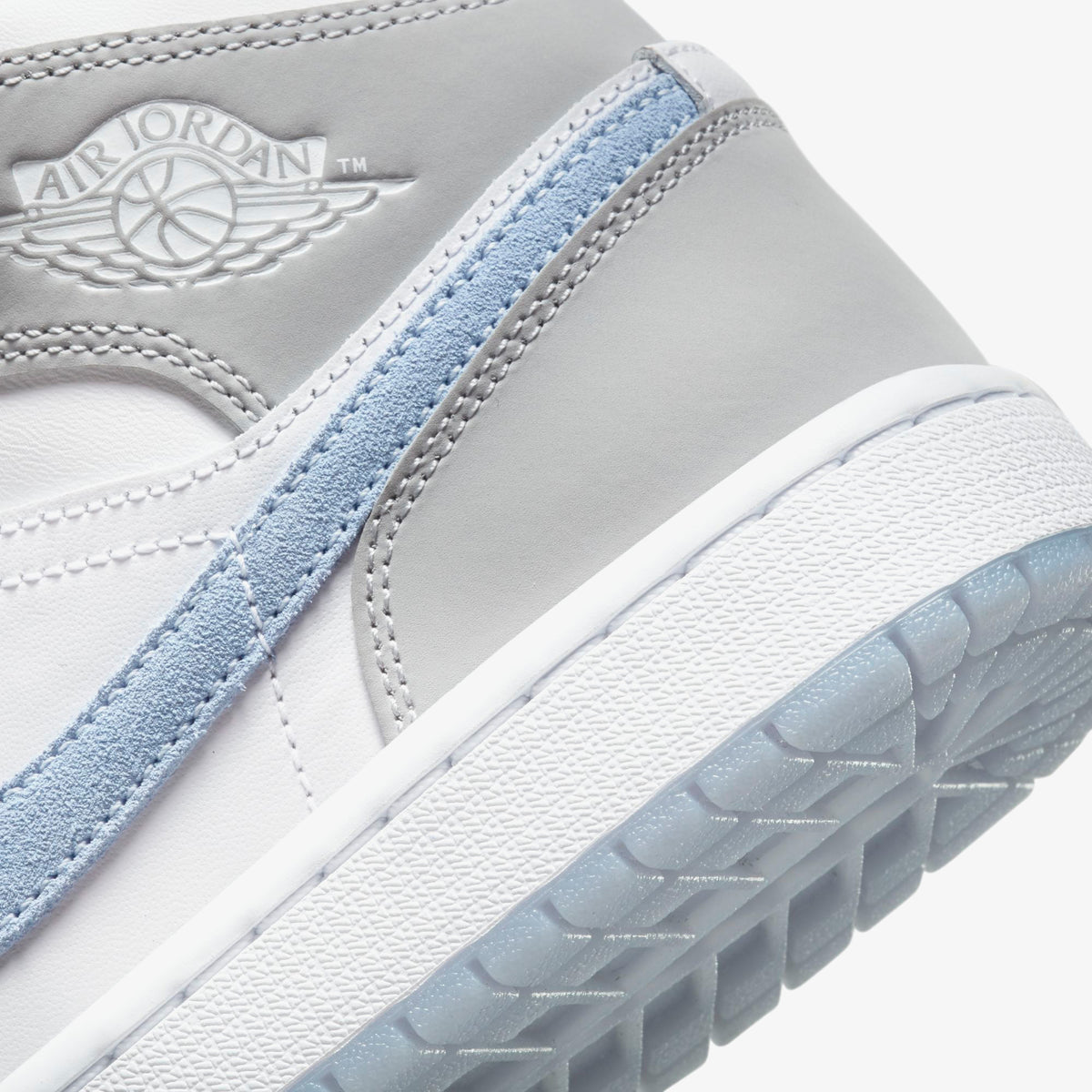 Jordan Air Jordan 1 Mid Kadın Gri Spor Ayakkabı