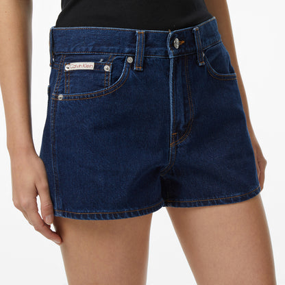 Calvin Klein Archive Mini Kadın Mavi Şort