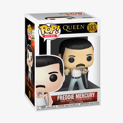 Funko Pop! Rocks: Queen - Freddie Mercury Radio Gaga 1985 Unisex Renkli Figür