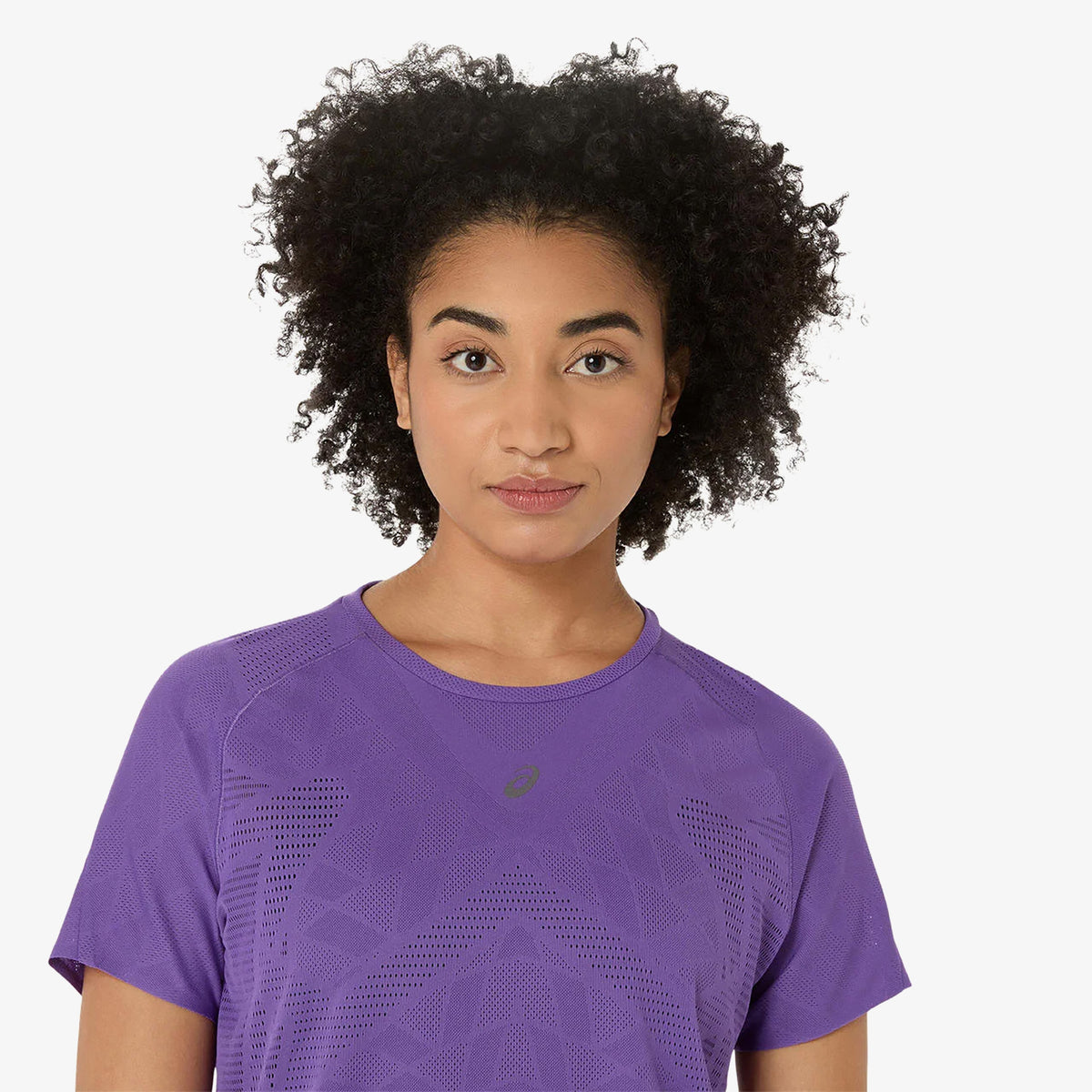 Asics Metarun Ss Top Kadın Mor T-shirt
