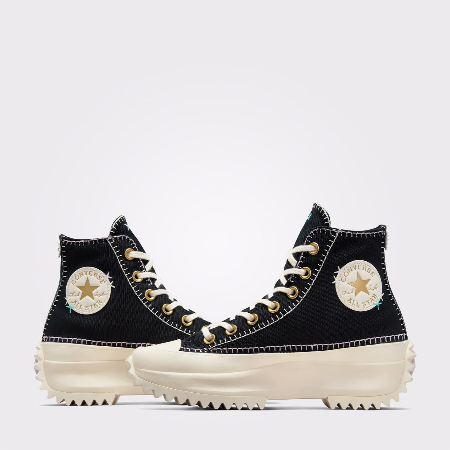 Converse Run Star Hike Unisex Siyah Platform Sneaker